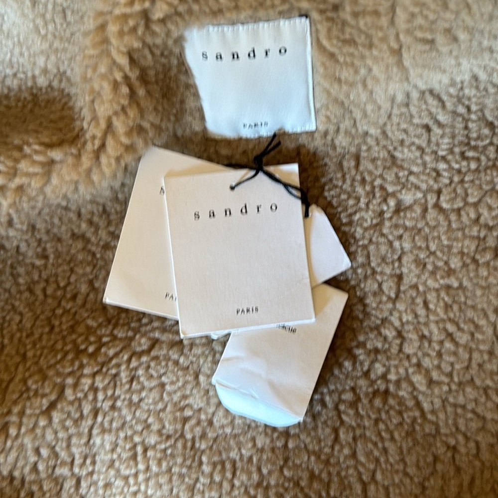 SANDRO PARIS Sherpa lined deck jacket - Picture 3 of 5